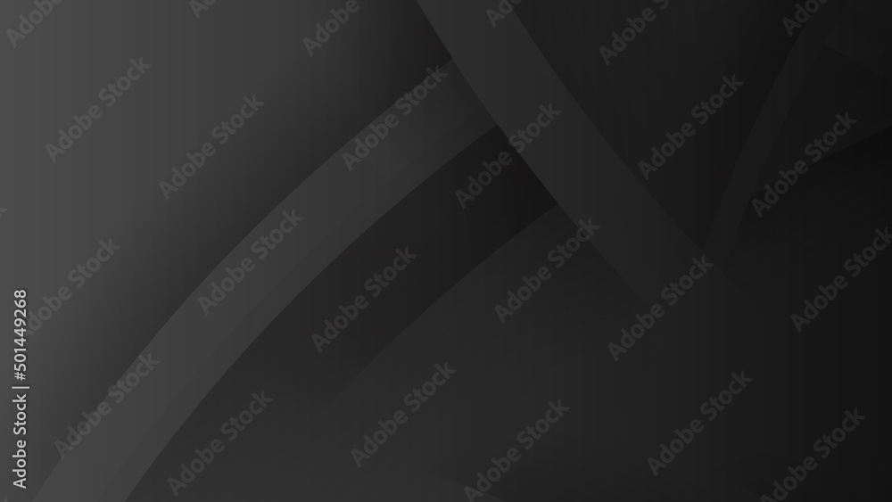 Minimal geometric black grey 3d light technology background abstract design. Vector illustration abstract graphic design banner pattern presentation background web template.