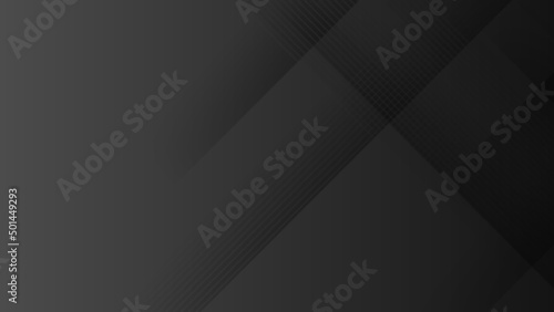 Minimal geometric black grey 3d light technology background abstract design. Vector illustration abstract graphic design banner pattern presentation background web template.