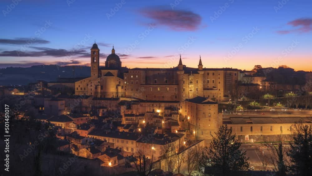 Urbino, Italy Medieval Walled City Urbino, Italy Medieval Walled City