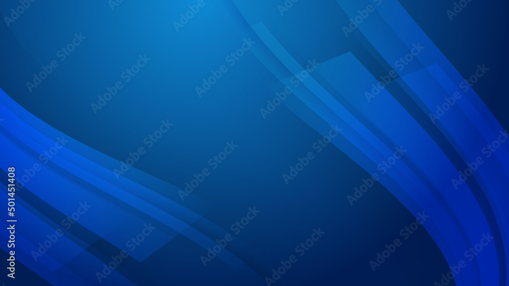 Vector blue wave curve 3d abstract, science, futuristic, energy technology concept. Digital image of light rays, stripes lines with light, speed and motion blur over dark tech background