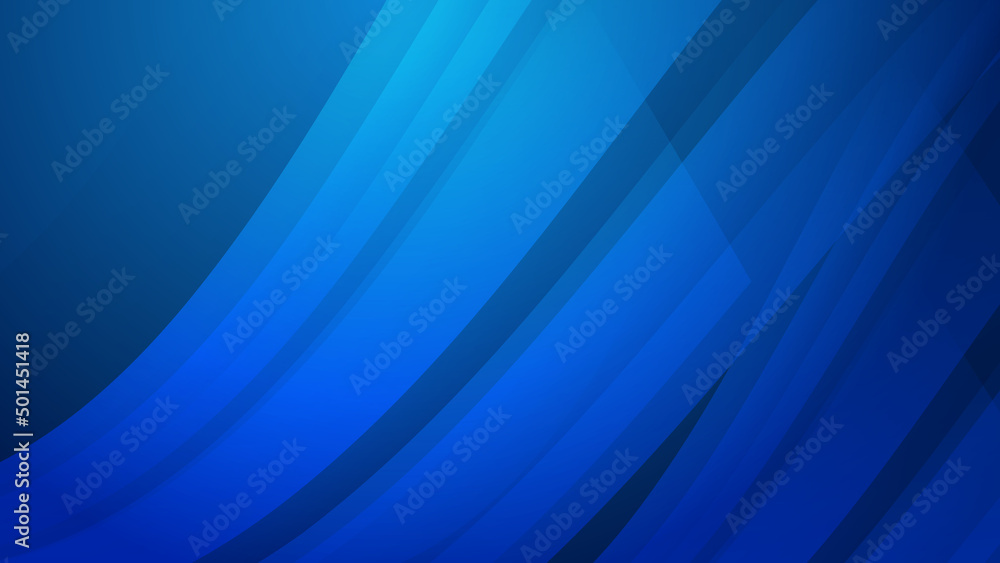 Minimal geometric blue wave curve 3d light technology background abstract design. Vector illustration abstract graphic design banner pattern presentation background web template.