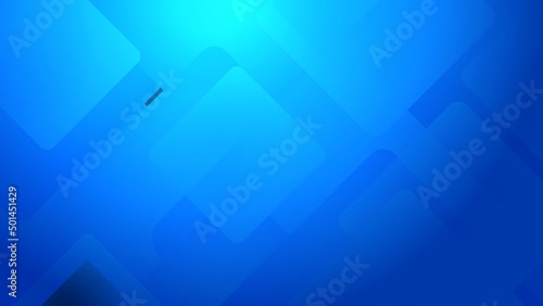 blue square tech abstract modern technology background design. Vector abstract graphic presentation design banner pattern background web template.