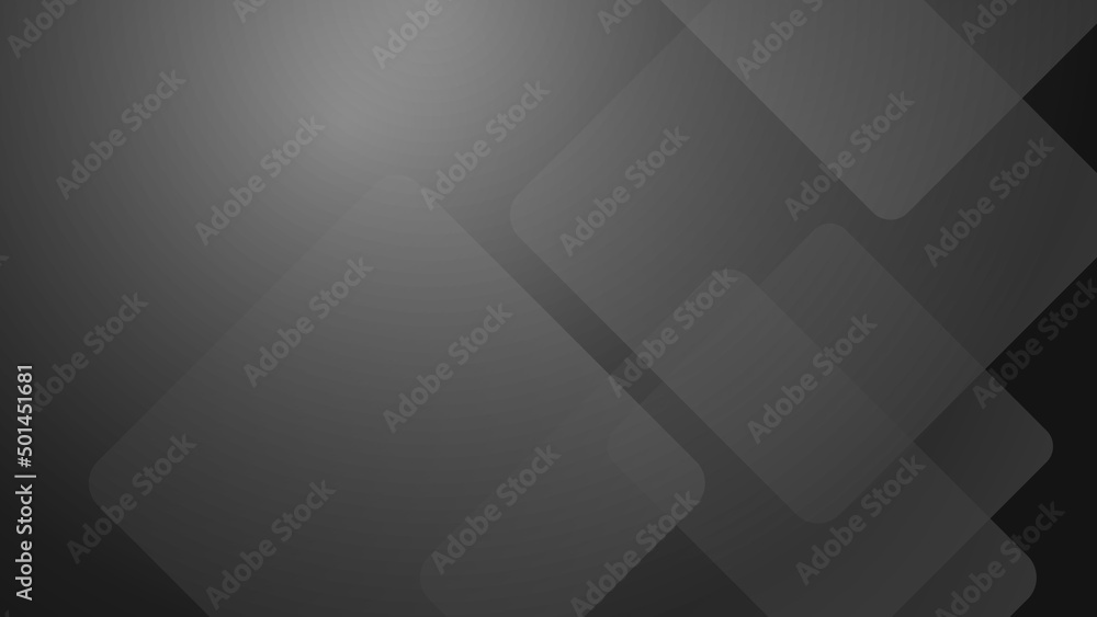 Obraz premium Abstract black square grey light silver technology background vector. Modern diagonal presentation background.