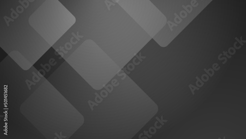 Dark black square grey abstract background geometry shine and layer element vector for presentation design. Suit for business  corporate  institution  party  festive  seminar  and talks.