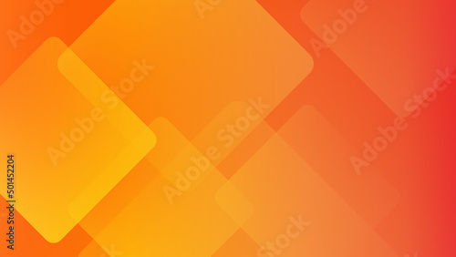 Minimal orange yellow square abstract modern background design. Design for poster, template on web, backdrop, banner, brochure, website, flyer, landing page, presentation, certificate, and webinar