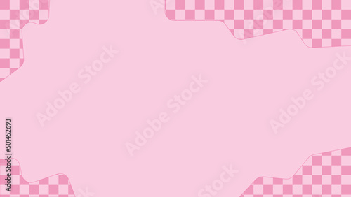 pink aesthetic abstract background with gingham, plaid, checkered pattern decoration, perfect for wallpaper, backdrop, postcard, background