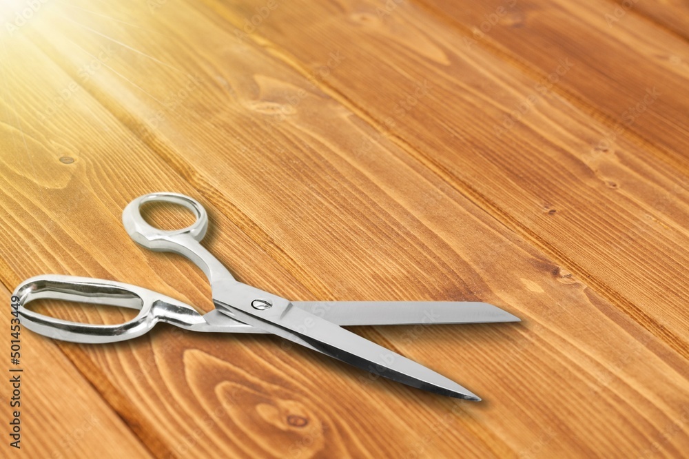 Stylish Professional Barber Scissors, Hair Cutting concept Stylish Professional Barber Scissors, Hair Cutting concept