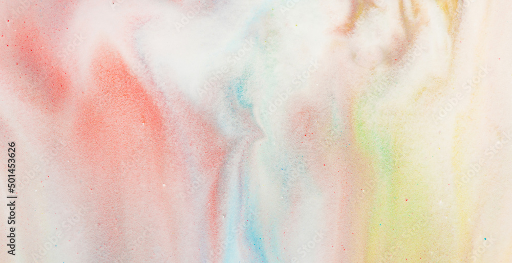 Fototapeta premium Colorful abstract liquid pattern background.color mixing paint.