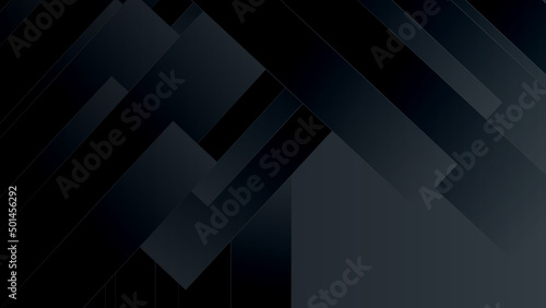 Black abstract background paper shine and layer element vector for presentation design. Suit for business, corporate, institution, party, festive, seminar, and talks.