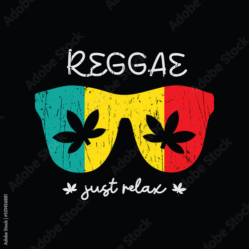 Reggae graphic t-shirt and apparel design