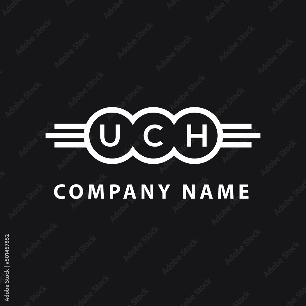 UCH letter logo design on black background. UCH creative initials letter logo concept. UCH letter design.
UCH letter logo design on black background. UCH creative initials letter logo concept. UCH letter design.