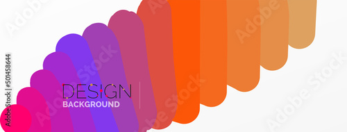 Background colorful shapes template. Wallpaper for concept of AI technology, blockchain, communication, 5G, science, business and technology