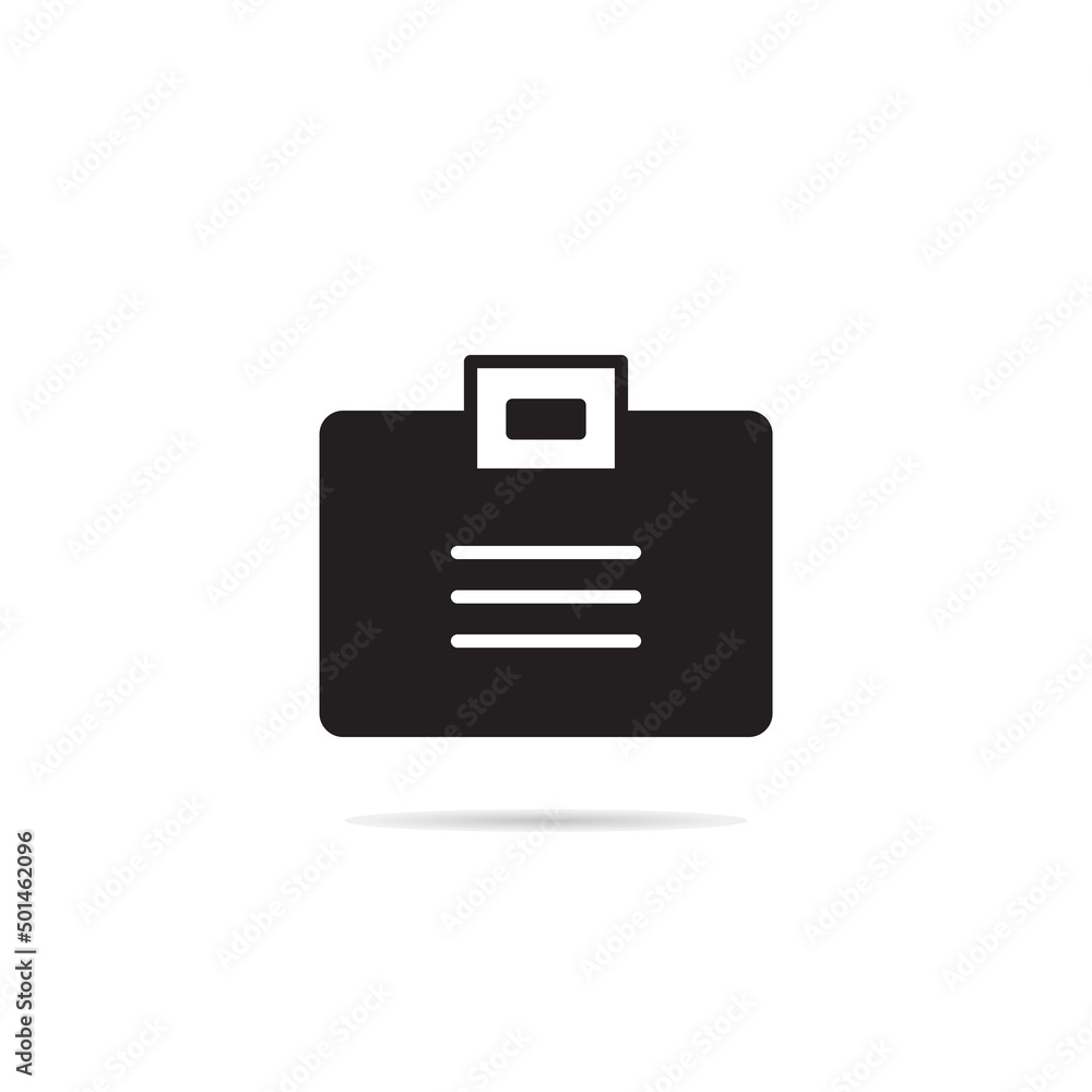 id card badge and business card icon vector illustration id card badge and business card icon vector illustration