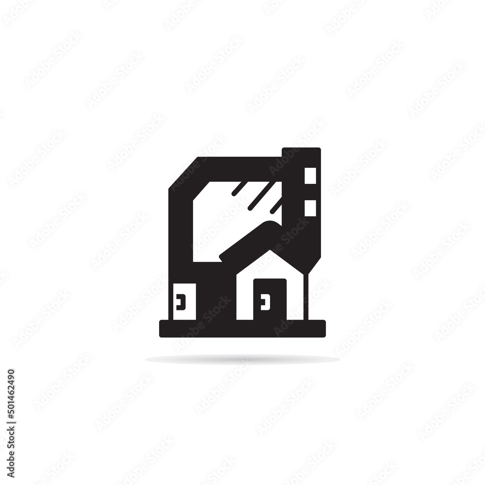 house building icon vector illustration house building icon vector illustration