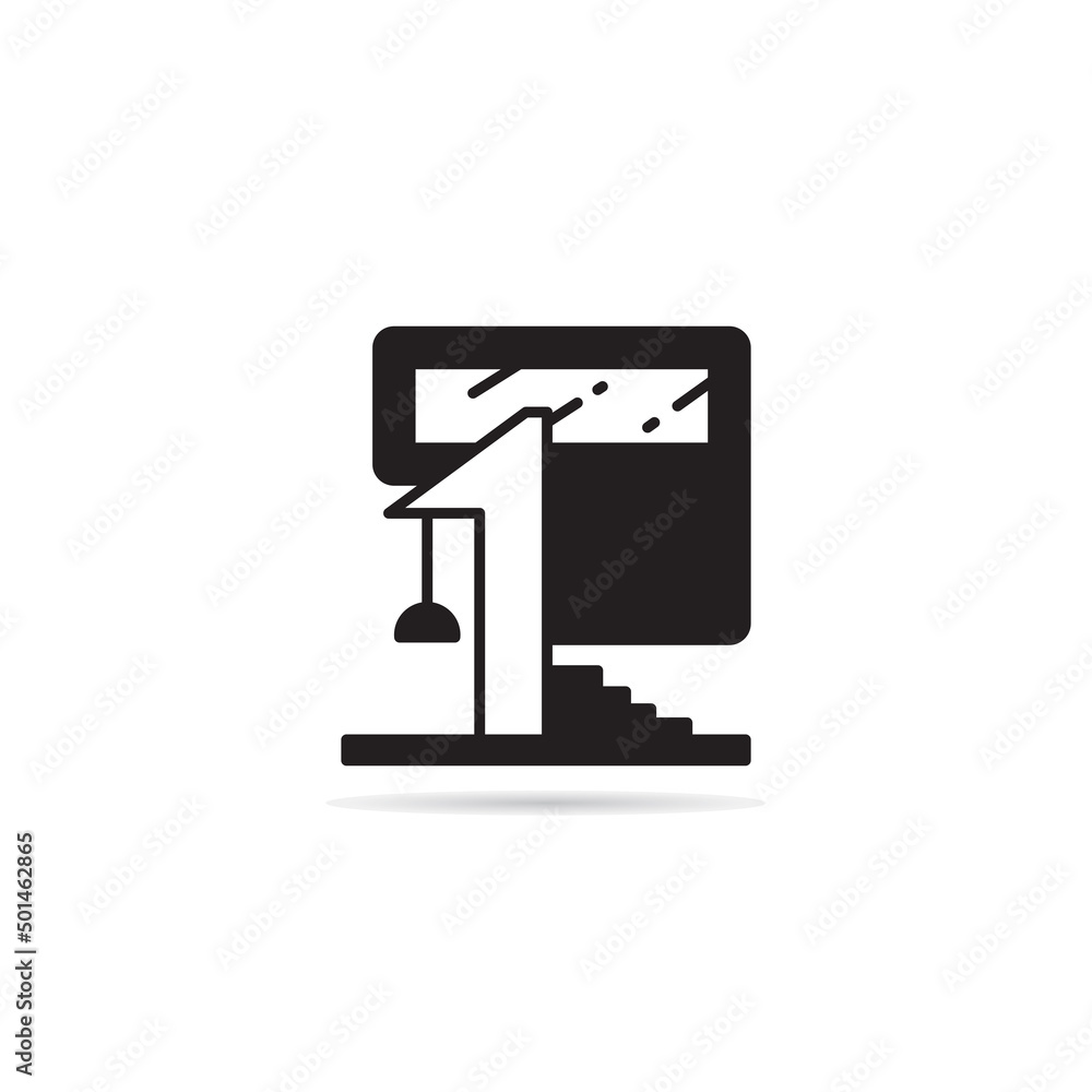 modern building icon vector illustration modern building icon vector illustration