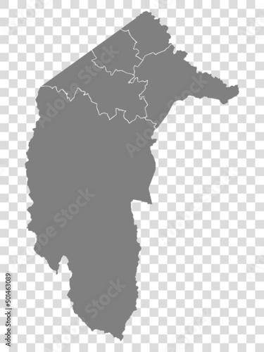 Australian Capital Territory  map on transparent background. Map of Australian Capital Territory with districts   for your web site design, logo, app, UI. Australia. EPS10.