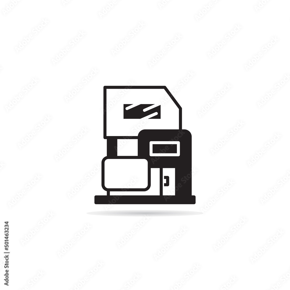 modern building icon vector illustration modern building icon vector illustration