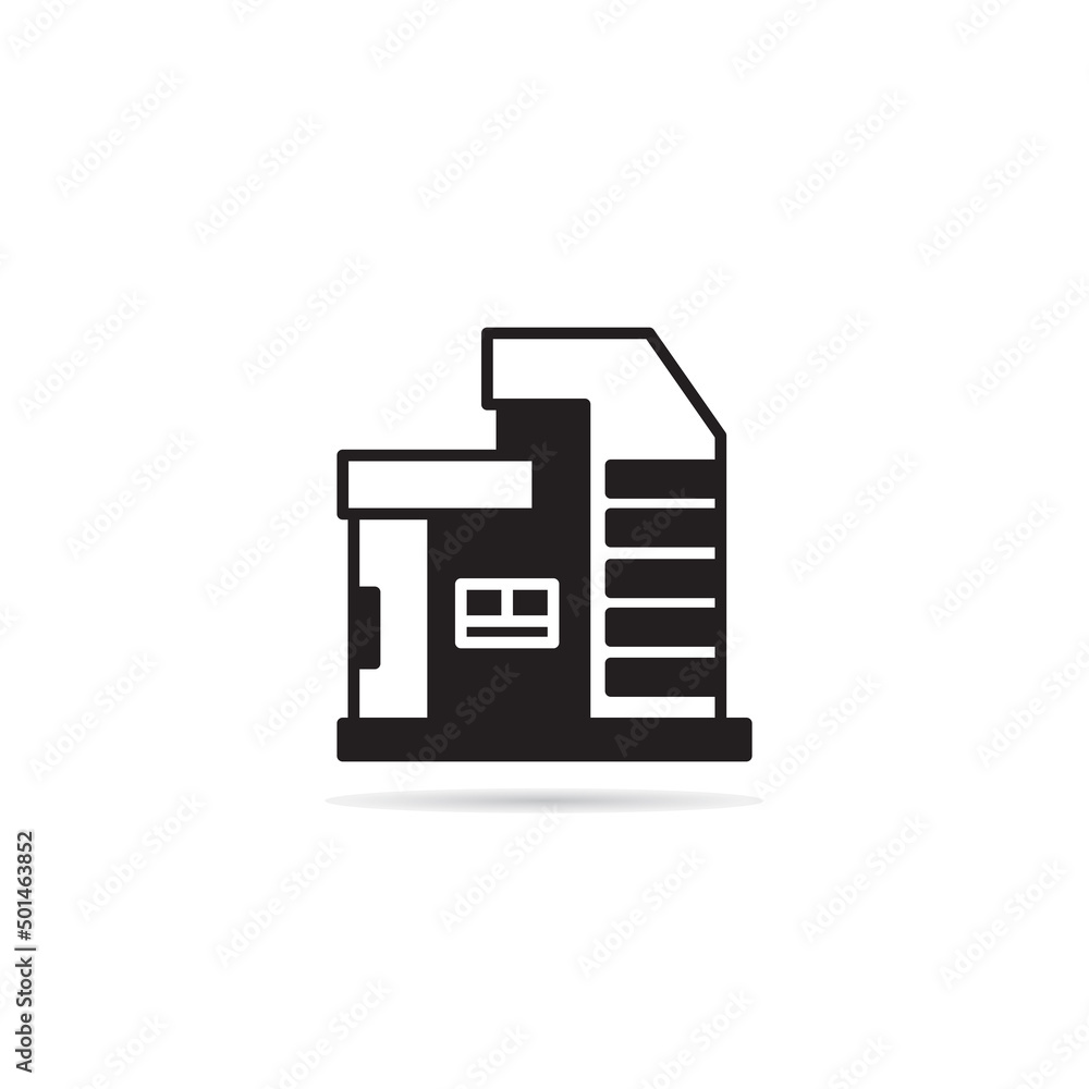 house building icon vector illustration house building icon vector illustration
