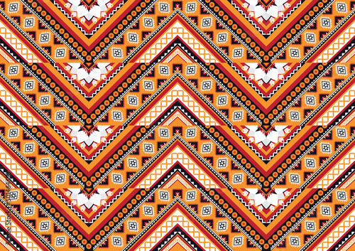 Geometric ethnic oriental ikat pattern traditional Design for background,fabric,wrapping,clothing,wallpaper,Batik,carpet,embroidery style.