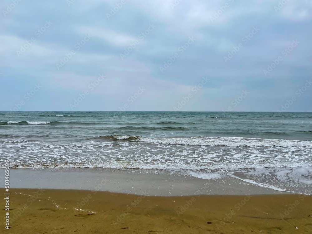 Storm sea with wave for background Storm sea with wave for background