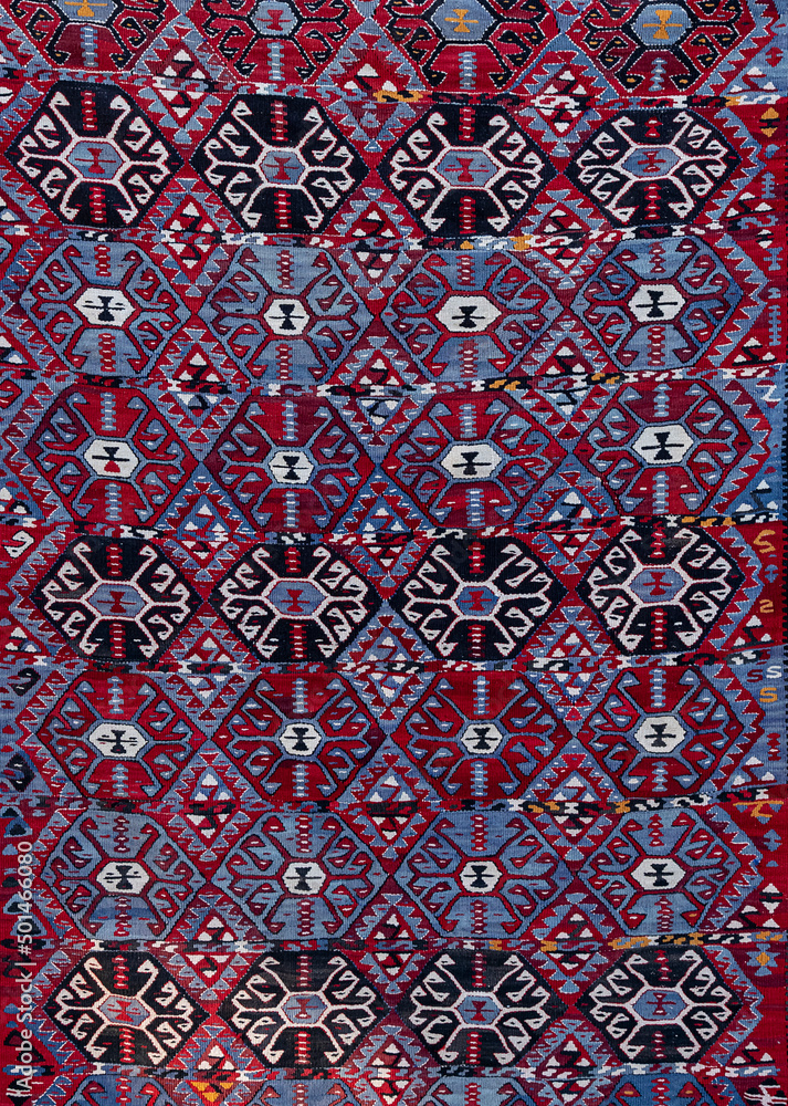 rug and carpet texture background, front view