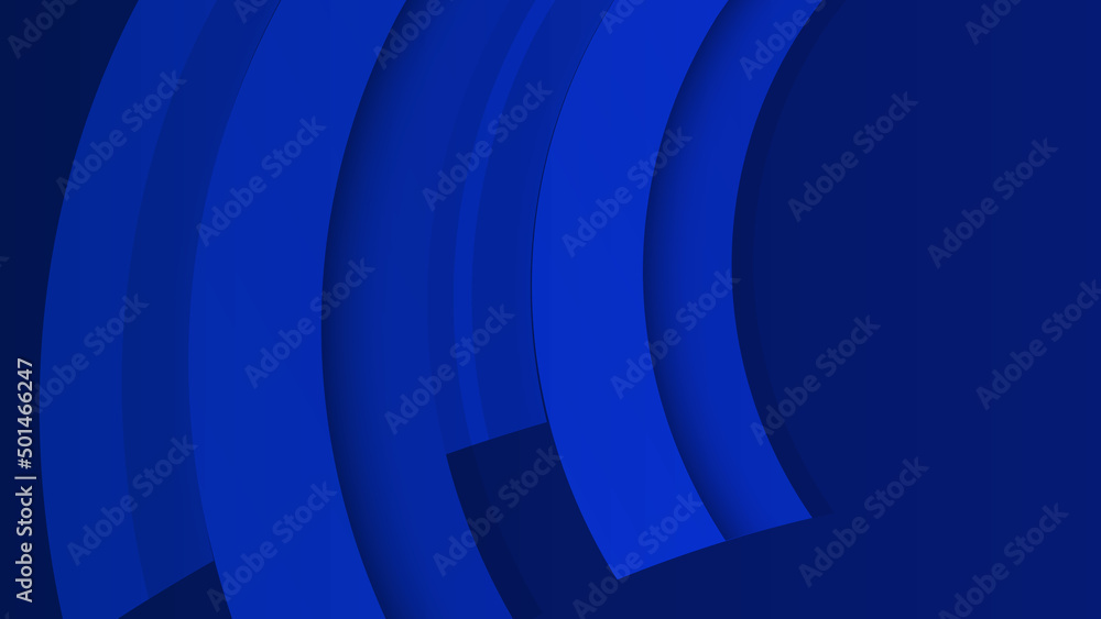 Obraz premium Minimal geometric background. Dynamic blue shapes composition . Abstract background modern hipster futuristic graphic. Vector abstract background texture design, bright poster.