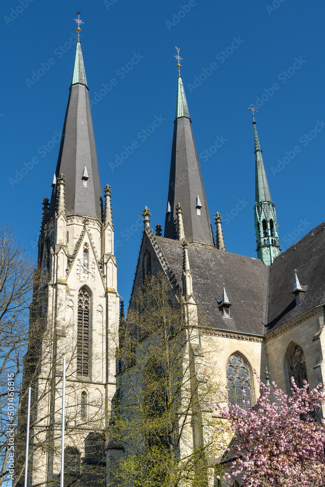 Die Probsteikirche St. Ludgerus in Billerbeck, Münsterland, Nordrhein-Westfalen