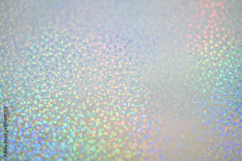 輝く反射ホログラムシートのイメージ。