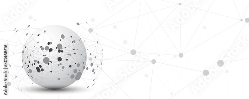 Global network connection. Global technology. World map abstract technology background global business innovation concept