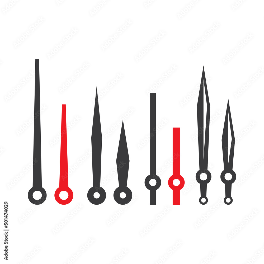 Clock hands icon Stock Vector | Adobe Stock