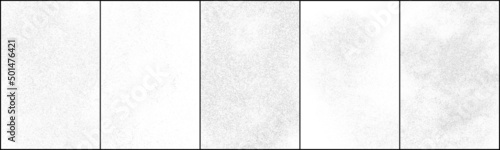 Set Of White And Grey Halftone Dotted Background. Abstract Square Dots Pattern. Silver Explosion Of Confetti. Digitally Generated Image. Vector Illustration, Eps 10.  