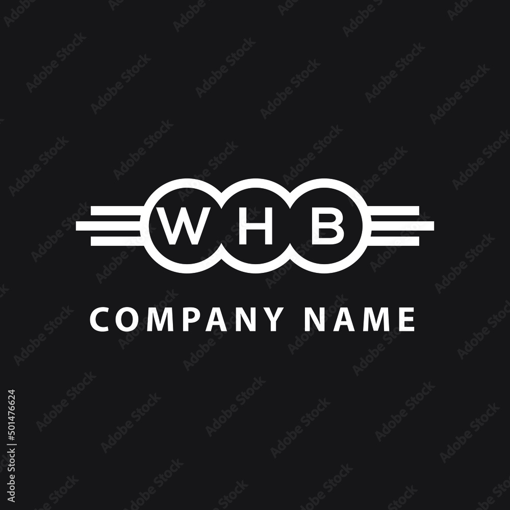 WHB letter logo design on black background. WHB creative initials letter logo concept. WHB letter design.
WHB letter logo design on black background. WHB creative initials letter logo concept. WHB letter design.
