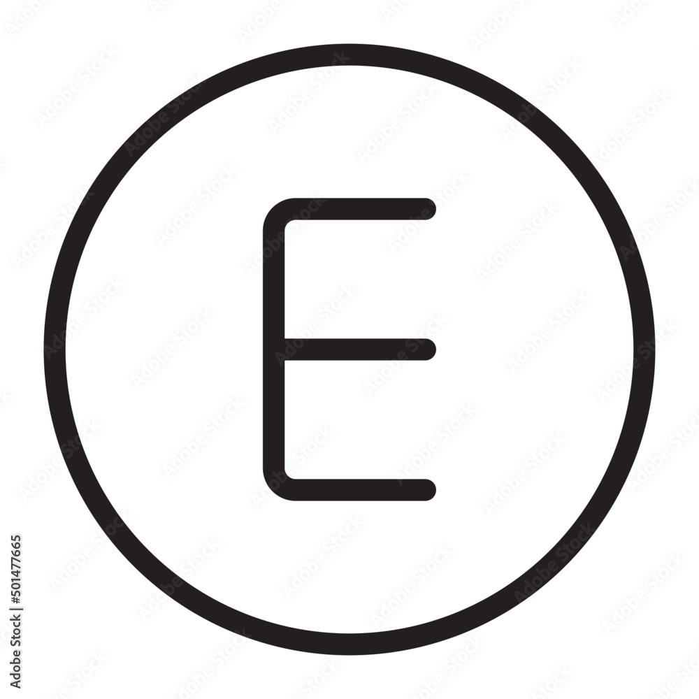 vitamin e line icon vitamin e line icon