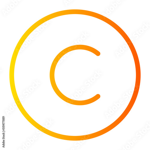 vitamin c gradient icon