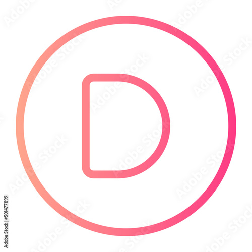 vitamin d gradient icon