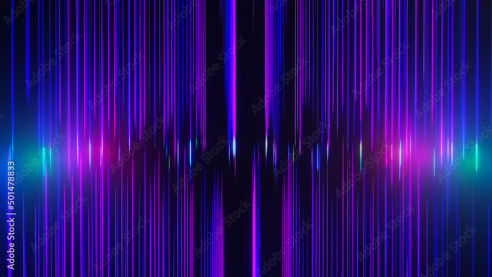 3D Rendering. Cyberspace abstraction. Futuristic Technology Digital Abstraction. Technological and connection motion background. Simple bright background, sci fi structure
