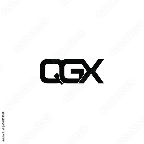 qgx letter original monogram logo design