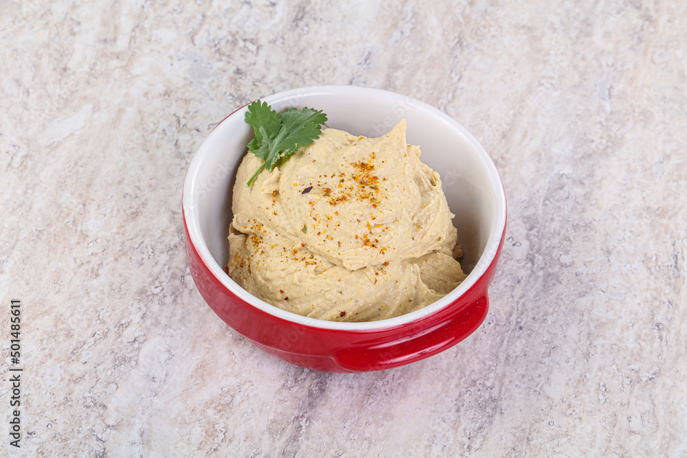 Traditional Jewish Hummus with olive oil Traditional Jewish Hummus with olive oil