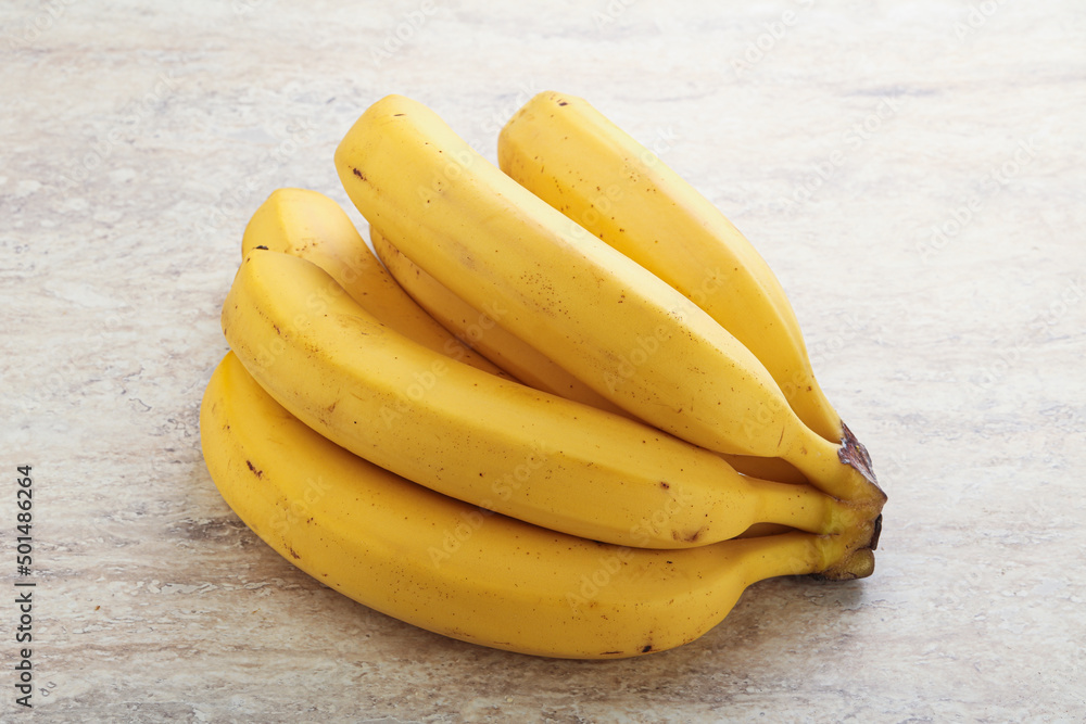Tropical yellow banana fruit heap Tropical yellow banana fruit heap