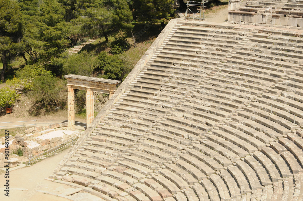 Ancient Epidaurus theater, Peloponnese, Greece