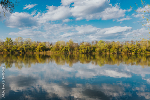 Parvin Lake through South Jersey's pinelands. photo