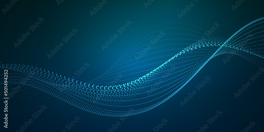 ウェーブ背景 ベクター素材 Stock Vector Adobe Stock