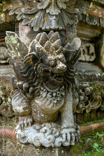 old statue of mithycal creature on bali, indonesia © Ivan