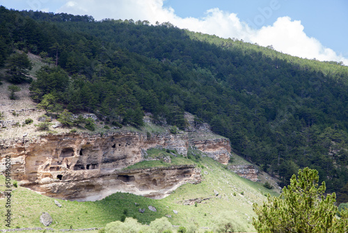 Phrygian valley, view of ancient rock tombs,Eskisehir province photo