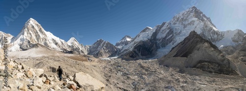 Panoramic View of Khumbu Valley