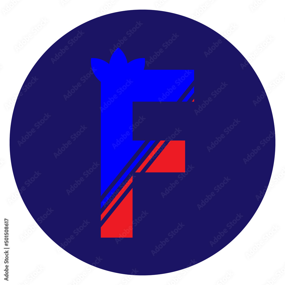 Obraz premium F letter logo design. F logo vector element