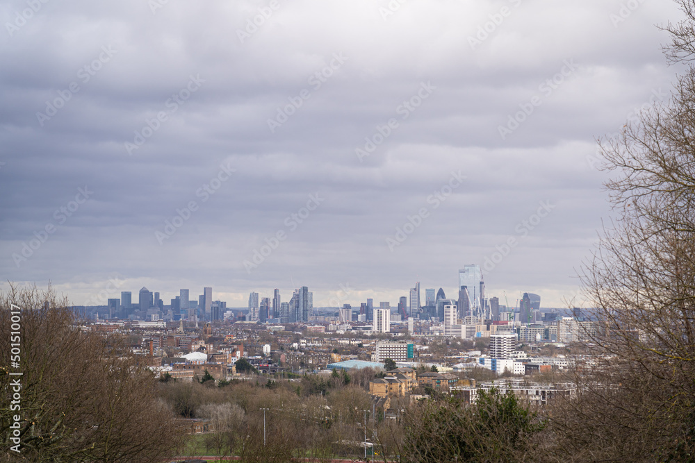 panorama of london