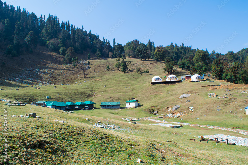 Camping site at Chopta
