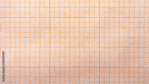 Millimeter engineering paper. Red graph paper background. Graph paper for building and architectural drawings