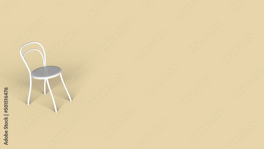 イス chair 3D rendering illustration 椅子 イス chair 3D rendering illustration 椅子